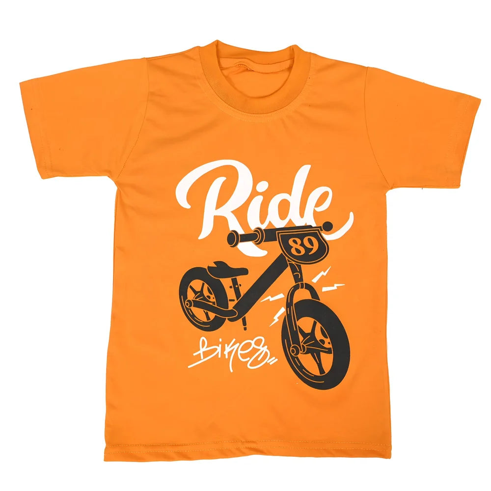 Orange Cotton T-Shirt – Custom Design Options