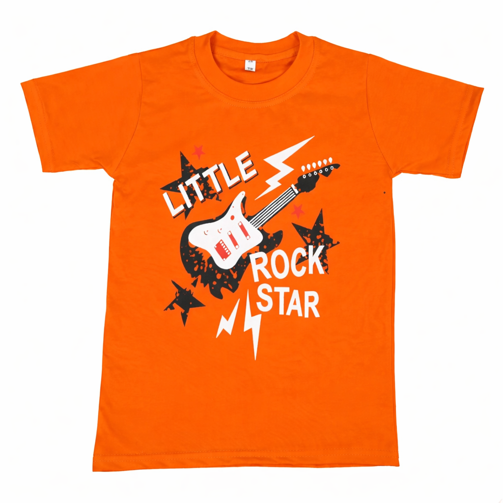 Orange Cotton T-Shirt – Custom Design Options