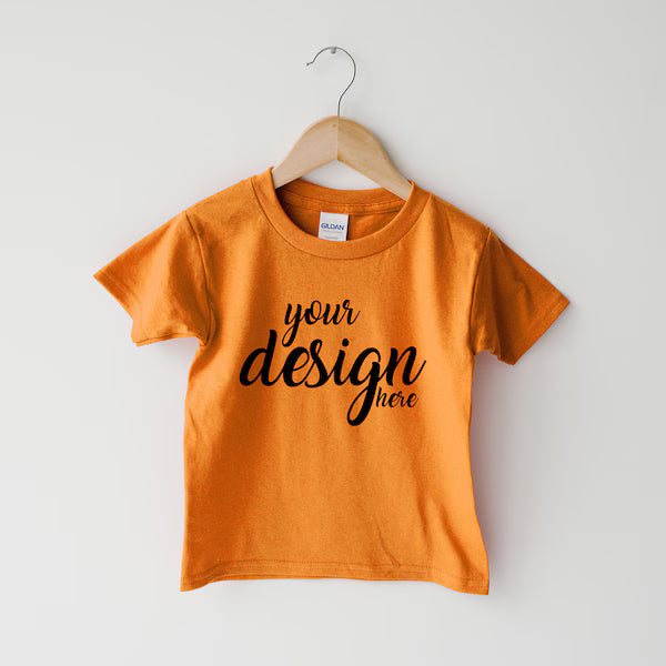 Orange Cotton T-Shirt – Custom Design Options